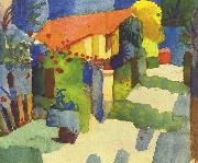 August Macke Haus im Garten Spain oil painting artist